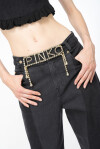 Jeans Mom-fit con logo strass - 3