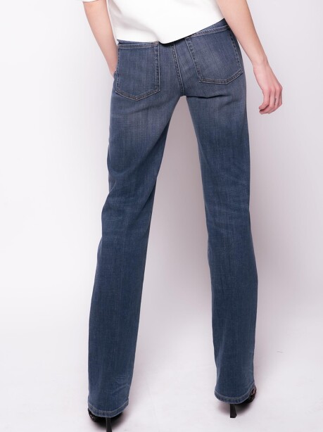 Jeans flare in denim vintage - 2