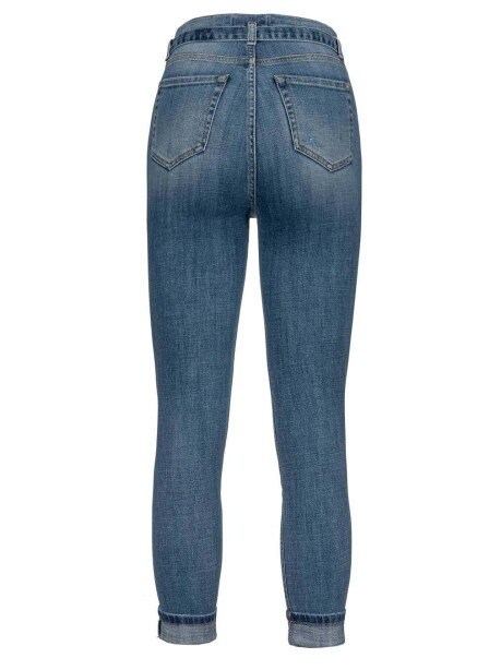 Jeans skinny con cintura Love Birds - 2