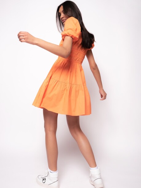 Mini dress con maniche a palloncino - 2