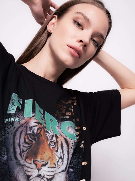 T-shirt stampa tigre - 3