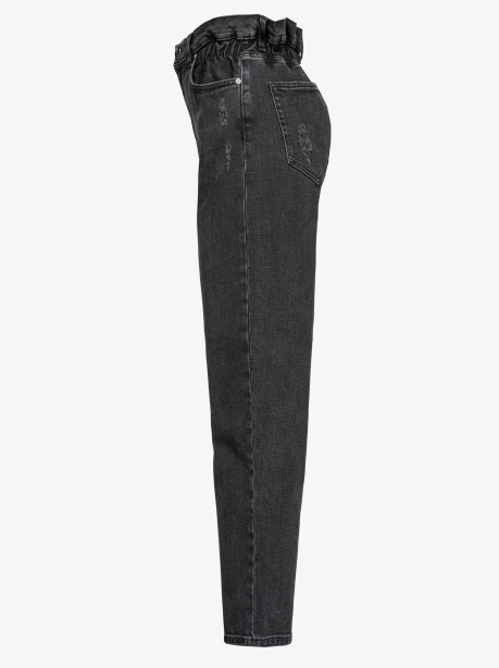 Jeans mom-fit denim black - 3
