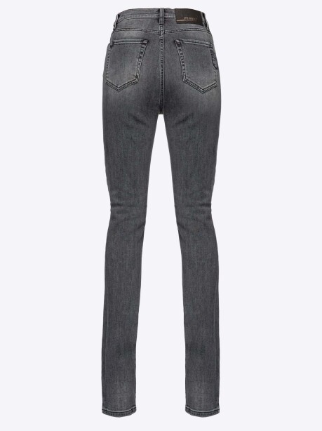 Jeans skinny con spacco - 2