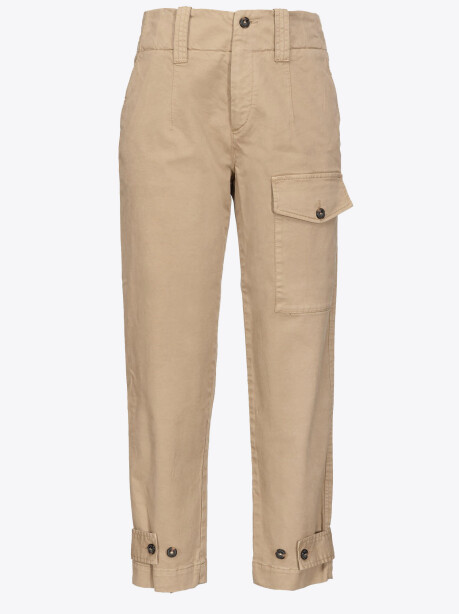 Pantaloni cargo in cotone - 4