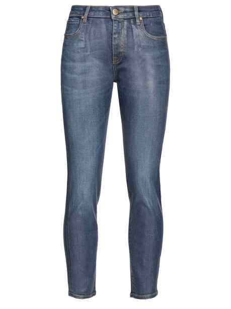 Jeans skinny denim wet look - 4