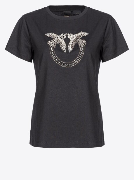 T-shirt con maxi ricamo Love Birds - 4