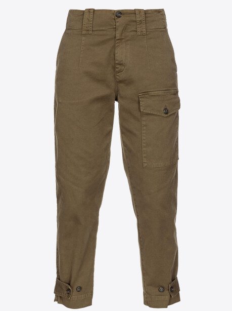 Pantaloni cargo in cotone - 3