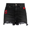 Shorts in denim black PINKO Kiss - 4