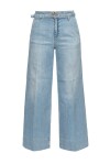 Jeans palazzo slim con cintura Love Birds - 4