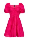Mini dress con maniche a palloncino - 4