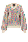 Pullover maglia multicolor - 4