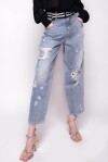 Jeans slouchy con strappi - 1