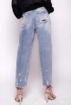 Jeans slouchy con strappi - 2