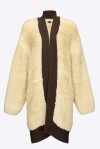 Cardi-coat faux fur - 1