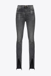 Jeans skinny con spacco - 1