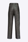 Pantaloni in lana stretch lurex - 2