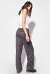 Pantaloni wide lag con vita elasticizzata - 2