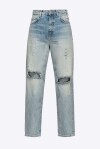 Jeans mom-fit vintage con strappi - 4