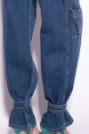 Jeans cargo con tasche - 3