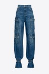 Jeans cargo con tasche - 4