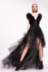 Body con spalline in tulle - 1