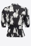 Camicia crop stampa Rabbit - 2