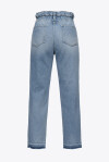 Jeans mom-fit vintage con cintura - 2