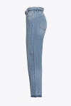 Jeans mom-fit vintage con cintura - 3