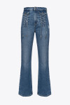 Jeans flared con stringhe - 4