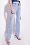 Jeans flared con stringhe - 3