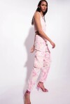 Pantaloni cargo camouflage rosa - 3