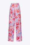 Pantaloni ampi stampa floreale - 4