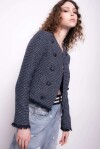Giacca boxy in tweed - 3