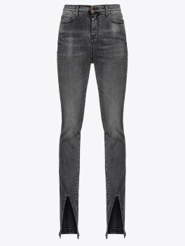 Jeans skinny con spacco